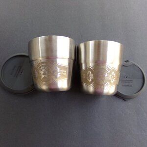 Havana Stainless Steel Coffee Tea Water Mugs Cups 6-8 ounce Rare